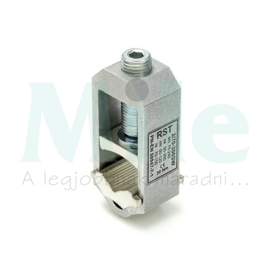 V-kengyel csatlakozó alu/ónozott bronz (AlMgSi) 2x50-300mm2 37x23x76mm Apator